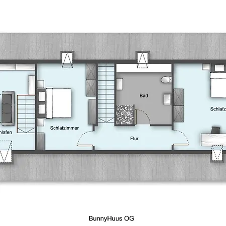 Design-landhaus Bunnyhuus - Gesamtes Haus * Oberndorf (Lower-Saxony)